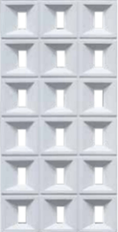 PU hollow brick pu006